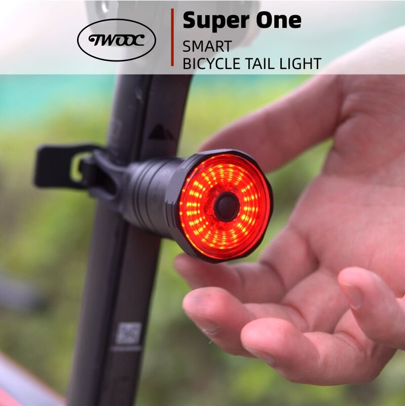 super one cykel baglygte på sadelpind