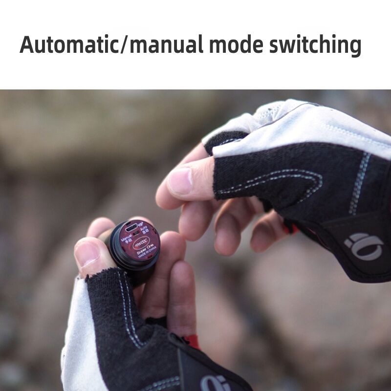 super one cykelbaglygte automatisk og manuel